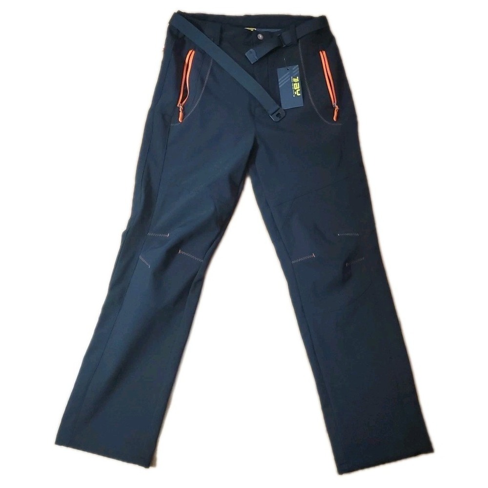 TBY Outdoor Sports Waterproof Pants Elastic Waist Belt Size Medium